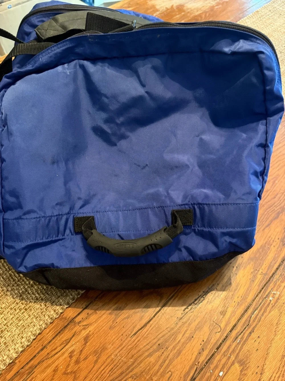LL Bean Blue Travel Duffel Bag - XL capacity Vintage Y2K